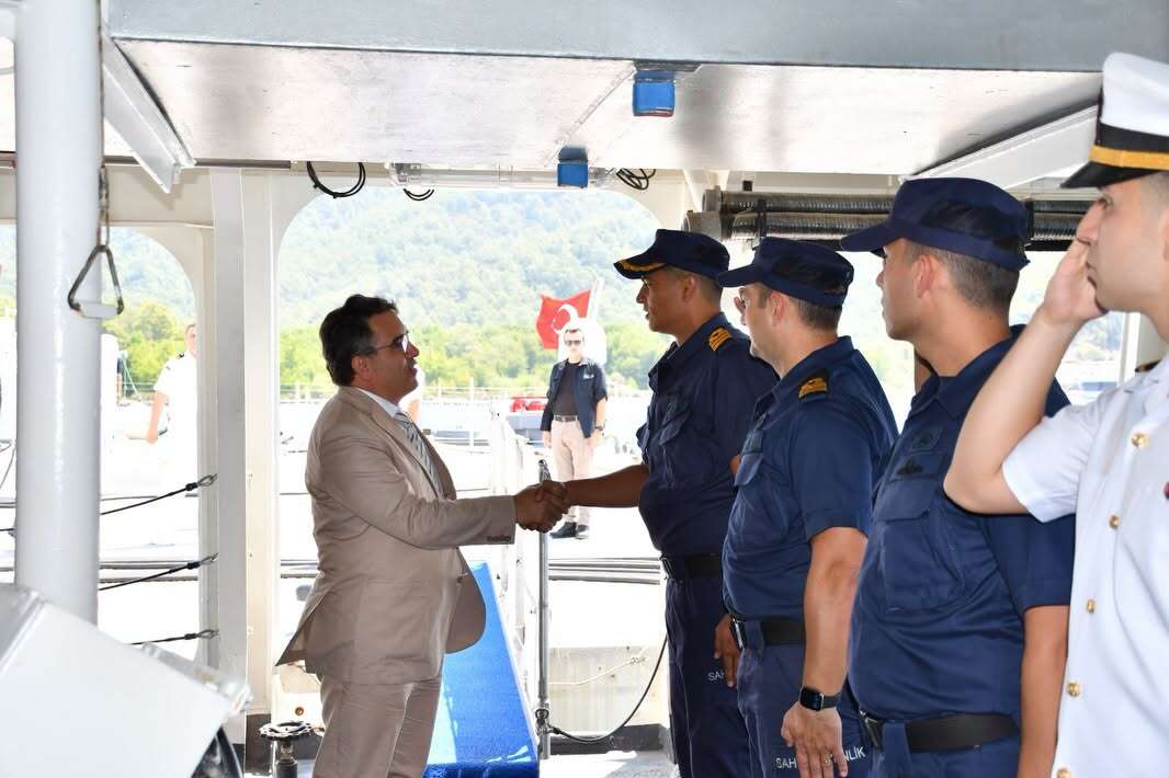 Kaymakam Nurullah Kaya, TCSG Umut Gemisi ve SG-82 Bot Komutanlığını Ziyaret Etti 2